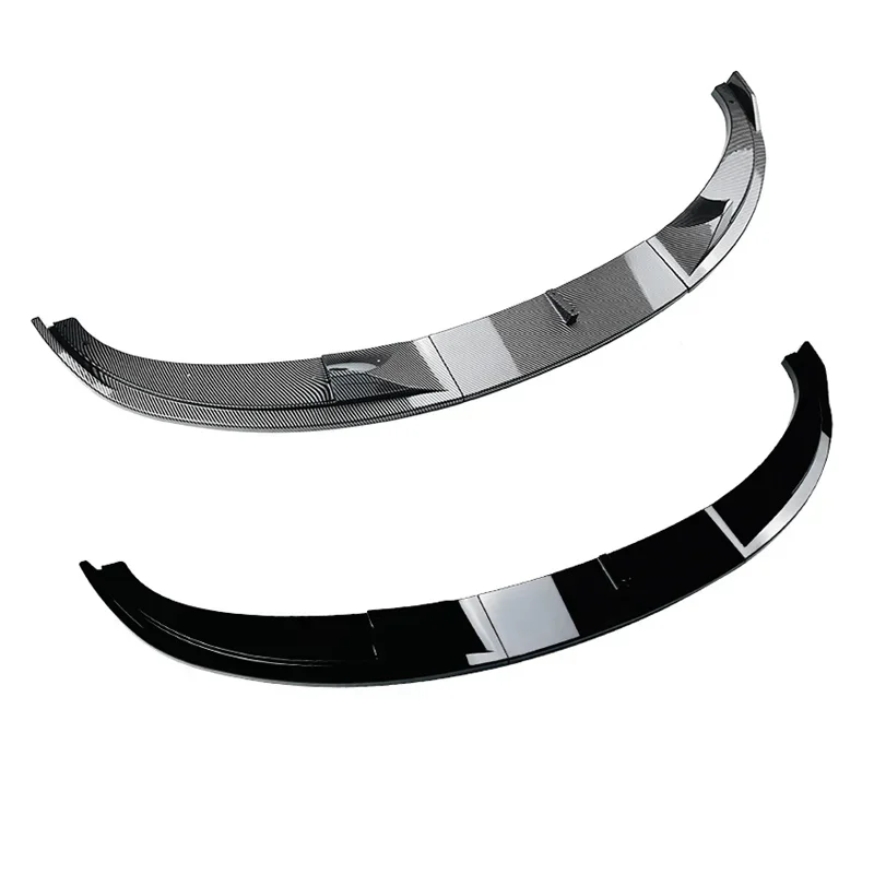 Car Front Bumper Splitter Lip For BMW E60 E61 M5 2005 2006 2007 2008 2009 2010 Gloosy Black Diffuser Spoiler Guard Body Kits