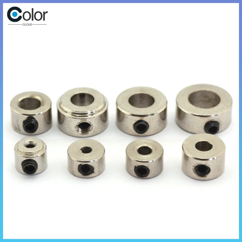 10 Stück/Set 1,6/2,1/2,6/3,1/4,1/5,1/6,1/8,1mm RC-Modell Metall-Radklemmring Achsenbuchse für Fahrwerksstopper