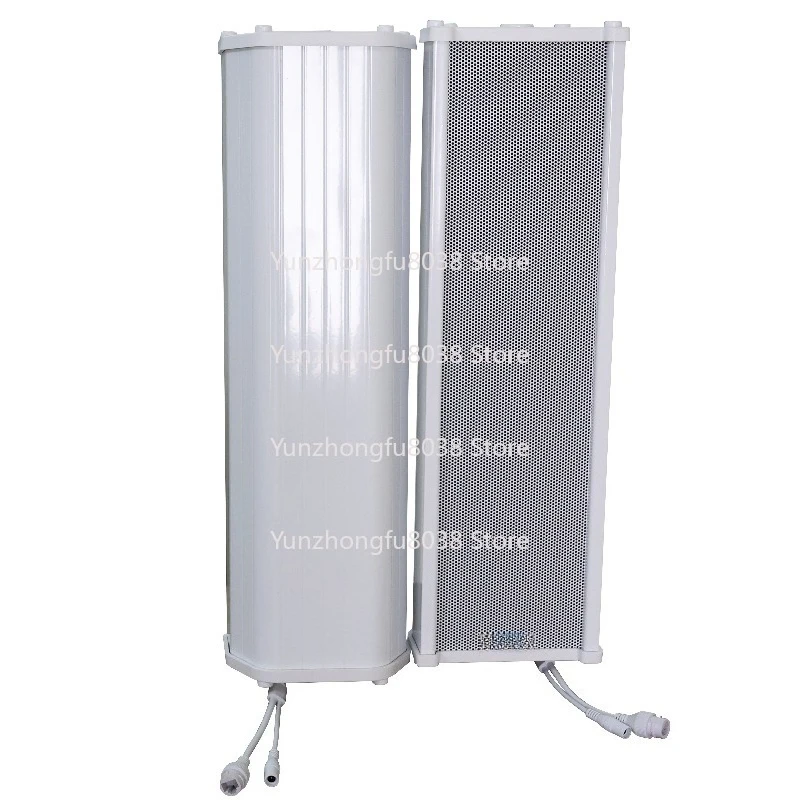 Outdoor Cylindrical Speaker White/champagne Output Power 30-120W, Speaker Unit 4 Inches 8 Inches