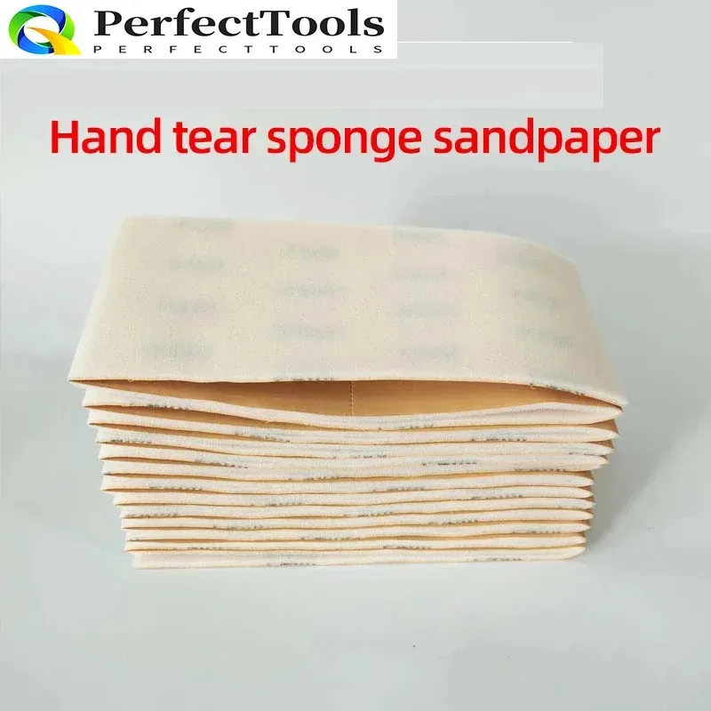 

50 шт. губчатой наждачной бумаги, автомобильная картина из листового металла, АВТО с песком, мягкая шлифовка, 400/600/800, сетка для сухой и влажной уборки, двойного назначения