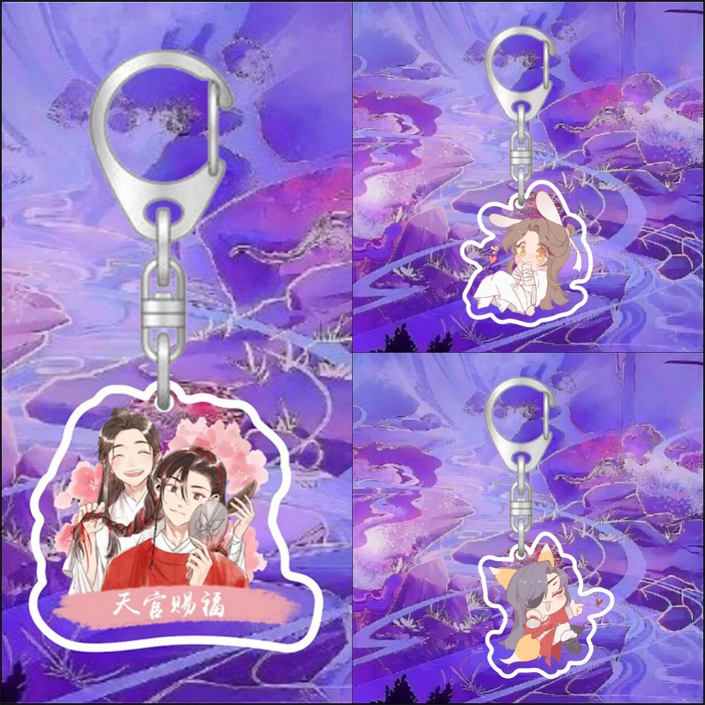 ใหม่ล่าสุด Tian Guan Ci Fu ต่างหูสวรรค์อย่างเป็นทางการ's Blessing Hua Cheng Xie Lian คอสเพลย์ผู้หญิงหูคลิป Studs จี้เครื่องประดับของขวัญ