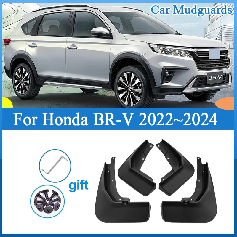 

Аксессуары для Honda BR-V BRV DG3 2022 2023 2024, автомобильные брызговики, передние и задние брызговики, брызгозащищенные брызговики, детали колес