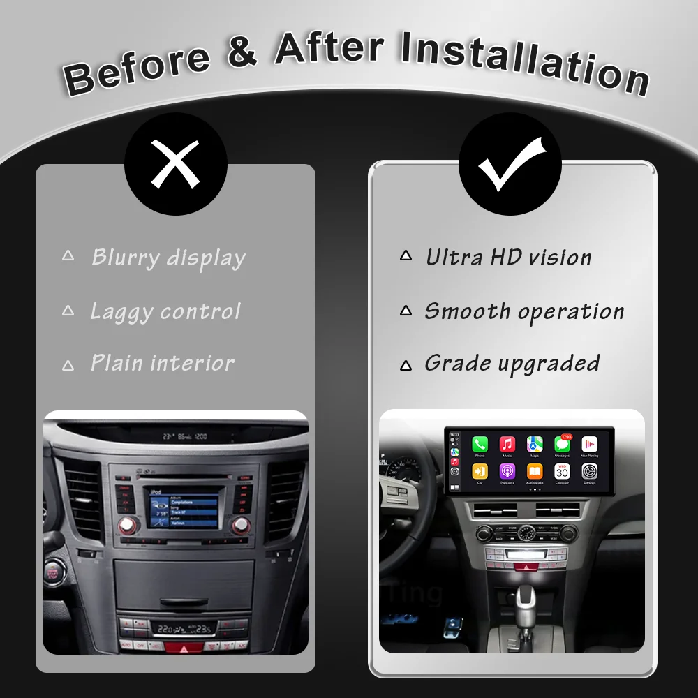 for Subaru Outback 4 BR Legacy 5 LHD 2010-2014 12.3