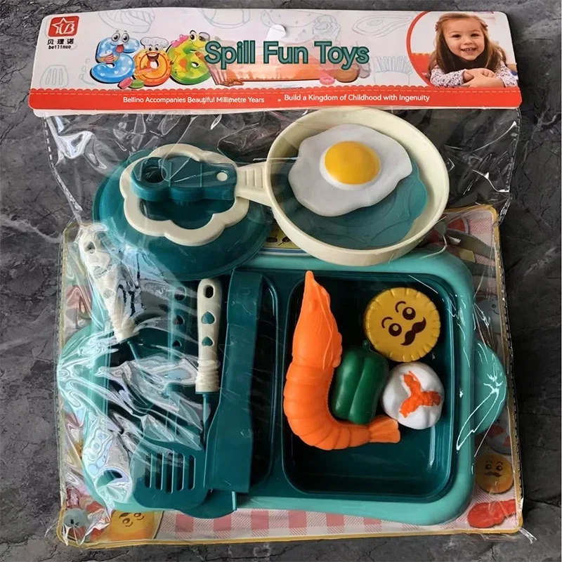 Children Play House Fun Simulation Kitchen Food Parent-child Interaction Boys And Girls Gift Toys Birthday Christmas Day