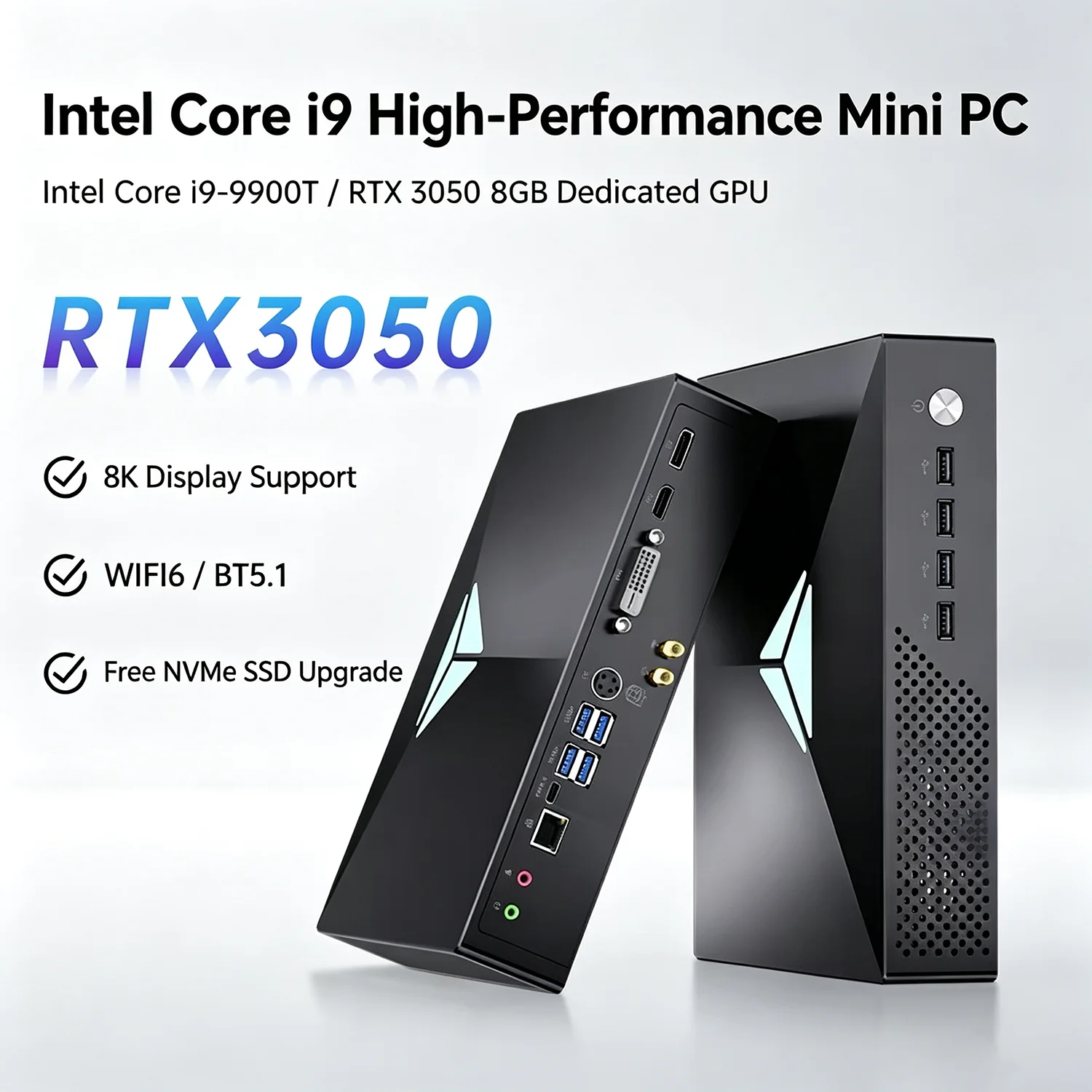 Pc Gaming Rtx - MSECORE MV200 Mini-PC Intel Core i9-9900T