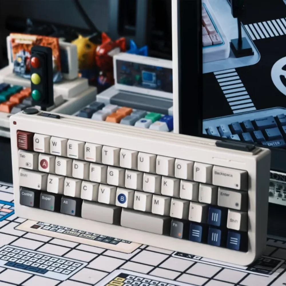 Retros-gb40ワイヤレスメカニカルキーボード,トライモードガスナー