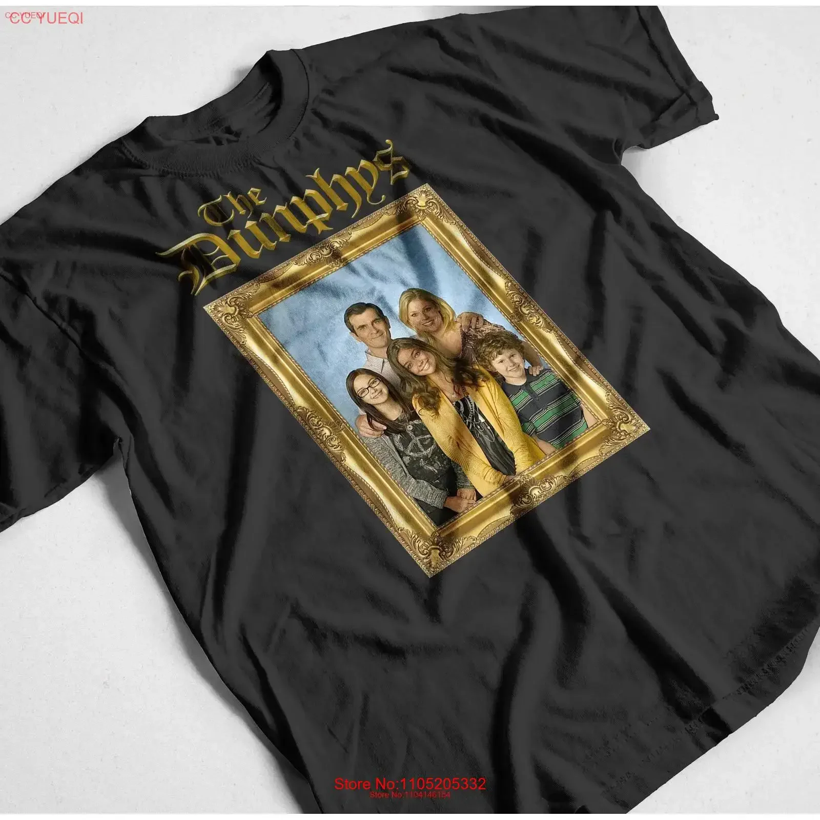 Modern Family T Shirt TV Show Merch Dunphy Portrait Jay Cam Mitch Claire Phil Fam vintage Washed Comfortable Versatile