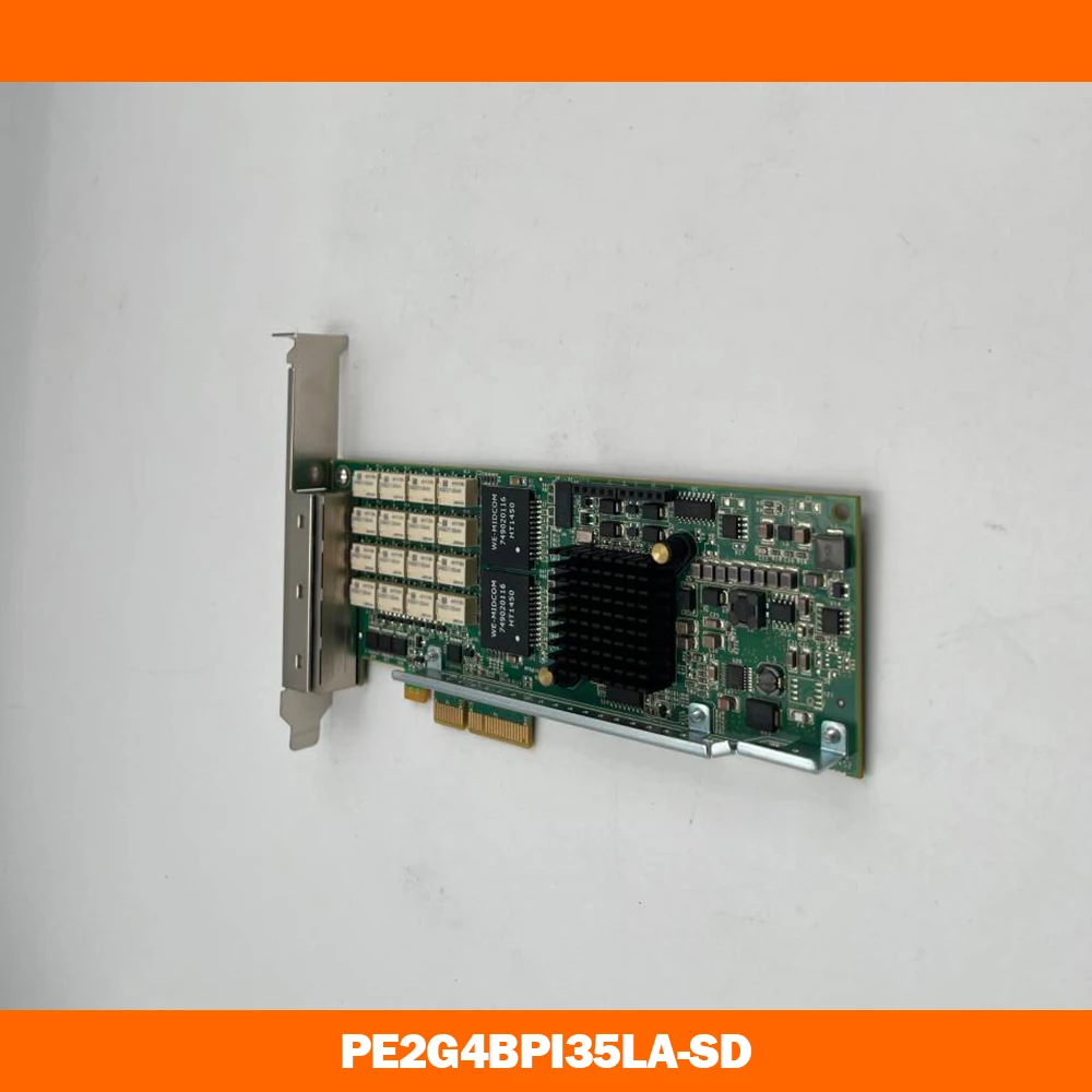 

Четырехпортовый гигабитный электрический интерфейс Silicom I350AM4 RJ45 Сетевая карта PE2G4BPI35LA-SD
