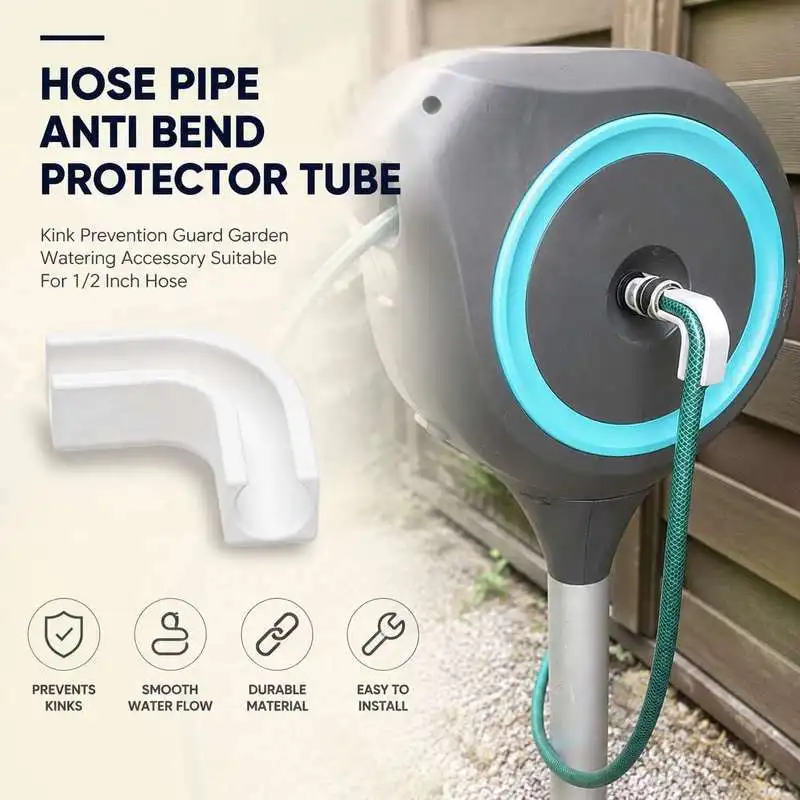 Hose Pipe Anti Bend Protector Tube Kink Prevention Guard Garden Watering Accessory Suitable For 1/2 Inch Hose
