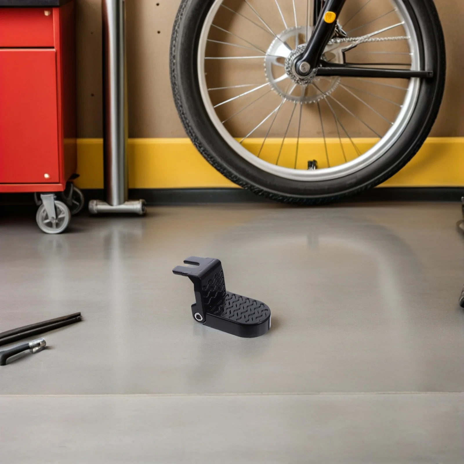 

1 Pair Electric Scooter Folding Pedals 10Mm Non-Slip Rear Foot Pegs For Mountain Bike Bicycle Cycling Accessories Foldable Bike