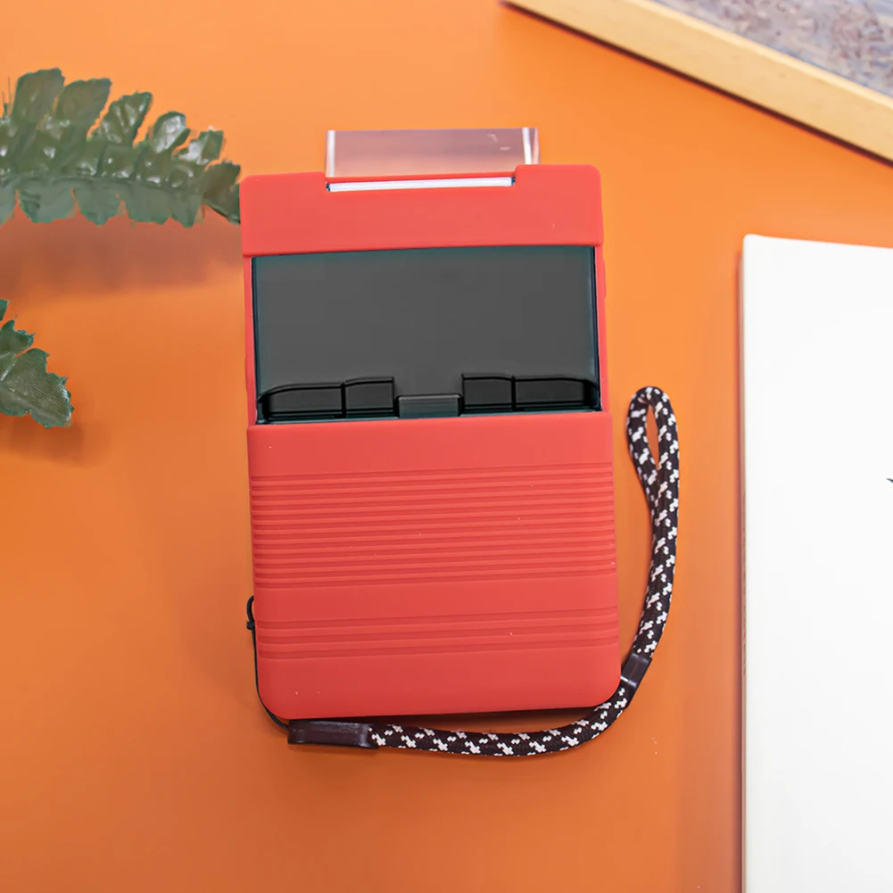 Casing Pelindung Silikon Lengan Pelindung Penutup Kulit Lembut Tahan Benturan dengan Tali untuk Konsol Game Genggam Trimui Brick