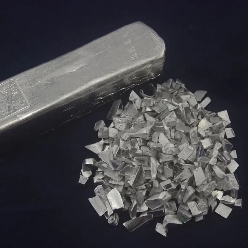 99.995% Purity Indium Block 5g 100g 1000g Indium Metal Element 49 Indium Ingot