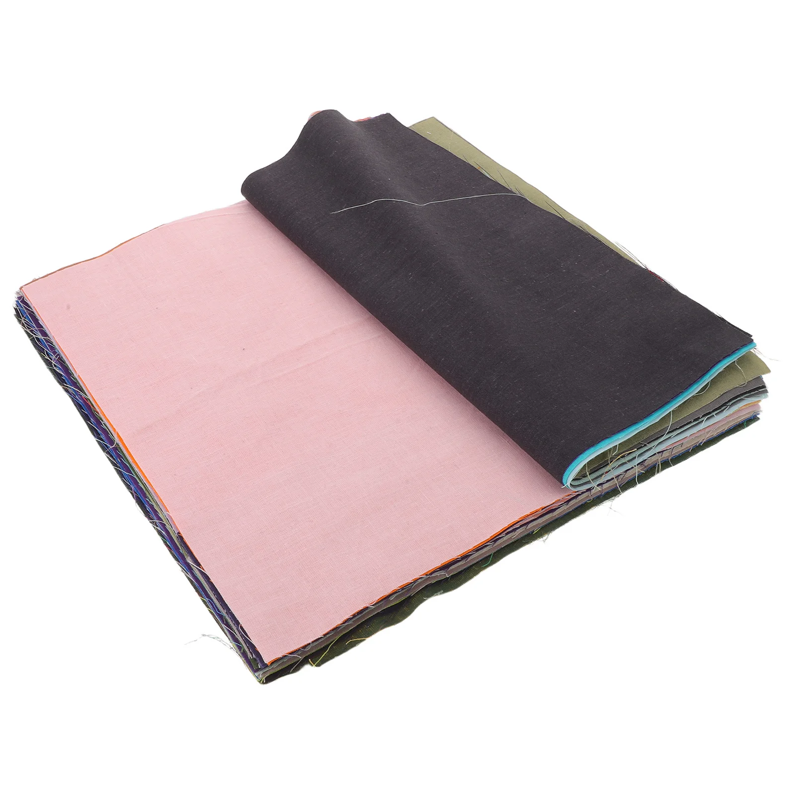 

50Pcs DIY Quilt Fabric Squares Precut Cotton Patchwork Solid Color for Sewing Projects Crafts Embroidery Quilting Supplies