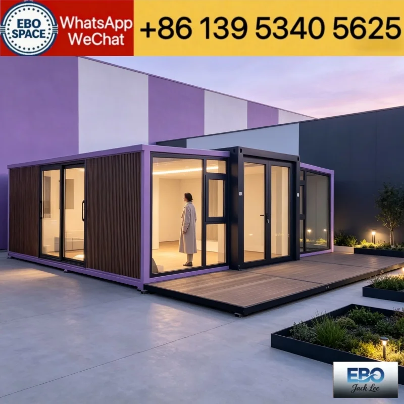 MMC custom 20ft foldable garden house, forest cabin, factory direct long lifespan expandable Transport Container Home