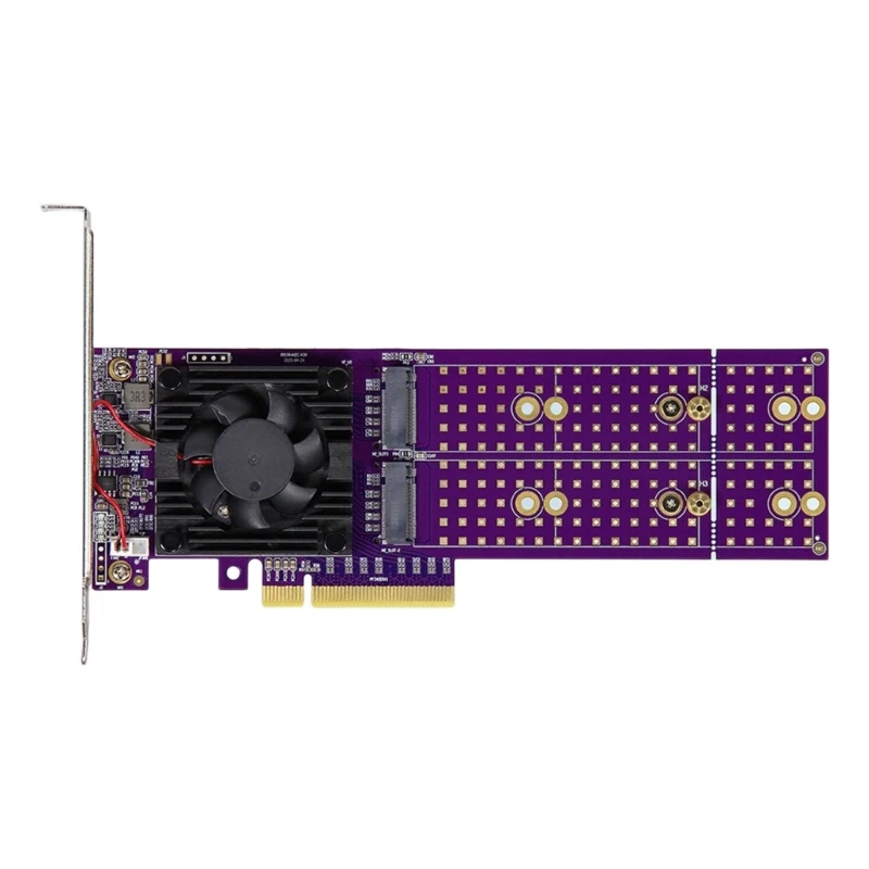 ASM2824 2 Bay HDD Enclosure PCIE4.0 Expansion Card For Minisforum MS Hard Drive Cage Computer Accessories M76A