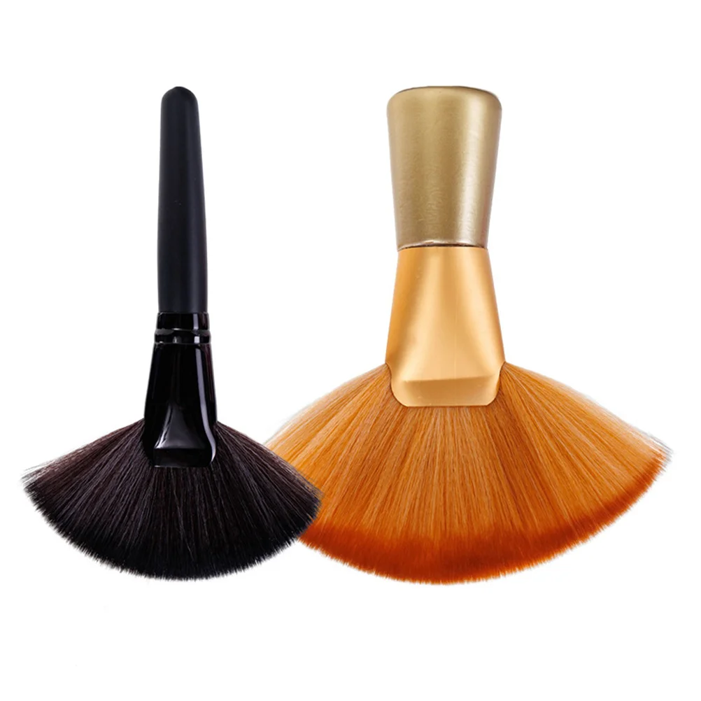 2 قطعة فرشاة تنظيف الشعر الناعمة المهنية صالون الرقبة منفضة تصفيف الشعر أداة لكسر الشعر الحلاقين مصففي الشعر استخدام السيارة المنزلية #6