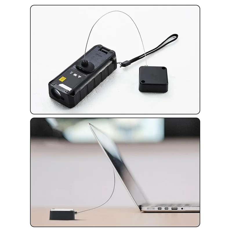 【สาย USB-C】สายรัดรีโมทคอนโทรลแบบยืดหดได้, ล็อคสายเคเบิลระยะไกล, ล็อครักษาความปลอดภัยรีโมทคอนโทรล 6.6Ft /2M สําหรับทีวีและ DVD 4 ชิ้น