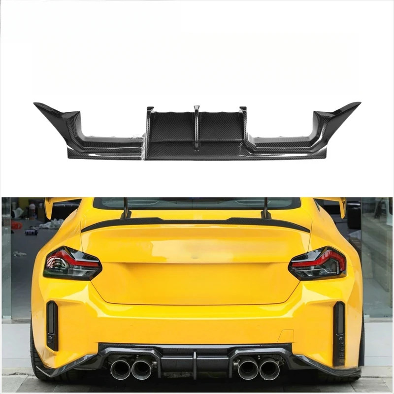 

CT Style Dry Carbon Fiber Diffuser for M2 G87 Front Lip Skirt Rear Diffuser Car Accessories