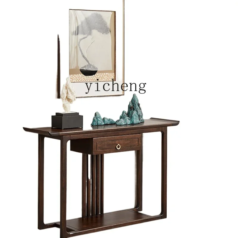 

XL New Chinese Zen Entrance Hall Entrance Table Case End View Platform Entrance Cabinet