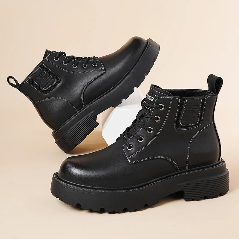 

Men's casual boots Trendy Design Classic Styles Party daily office or work Outdoor autumn and winter Fashion shoes Hot New