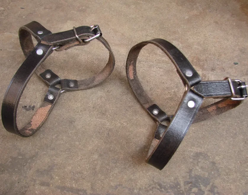 الأحذية الألمانية مع الأشرطة جلد البقر