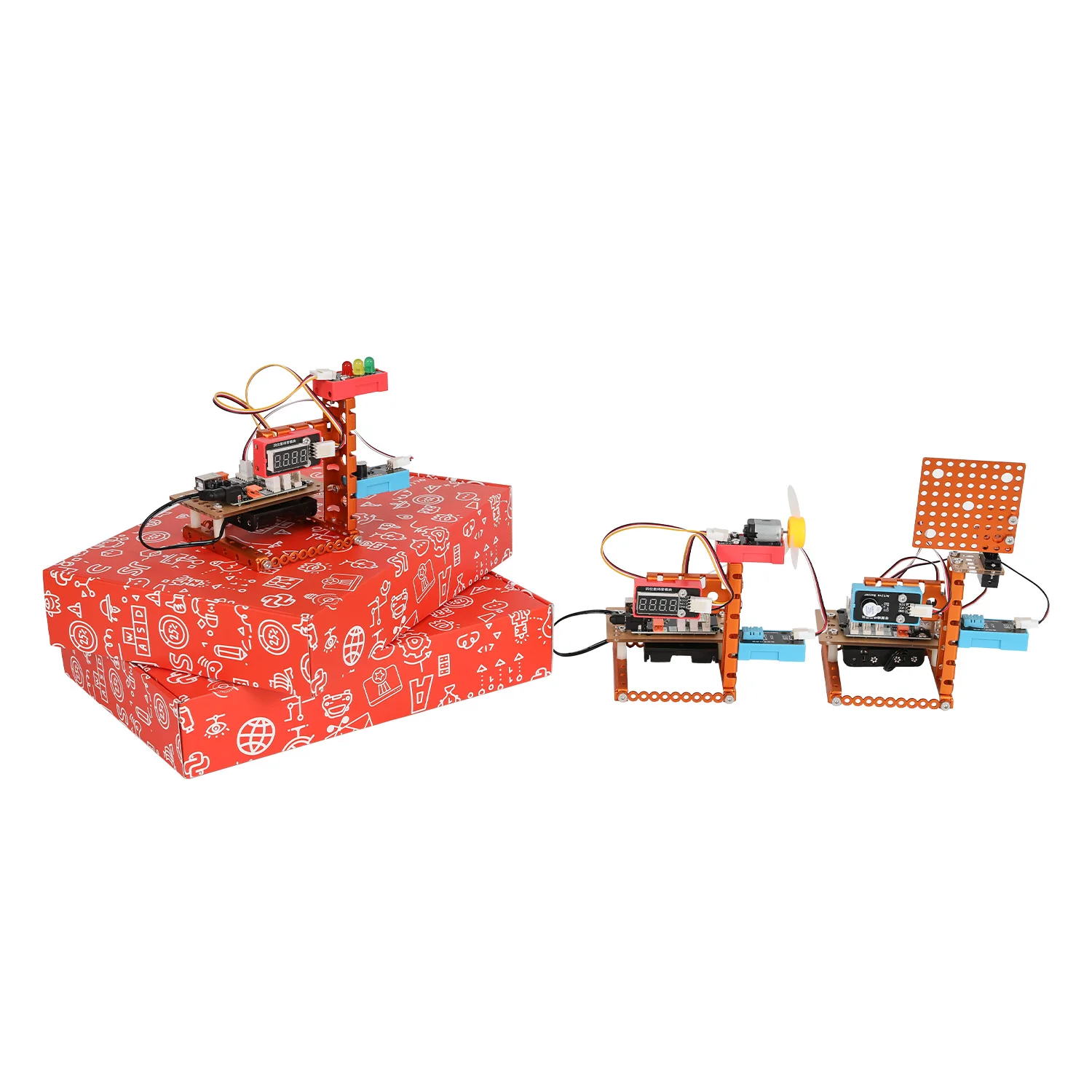 Weeemake Our Green World DIY Programmable STEM Robotic Kit Educational ESP32 Experiment Learning Kit for Students