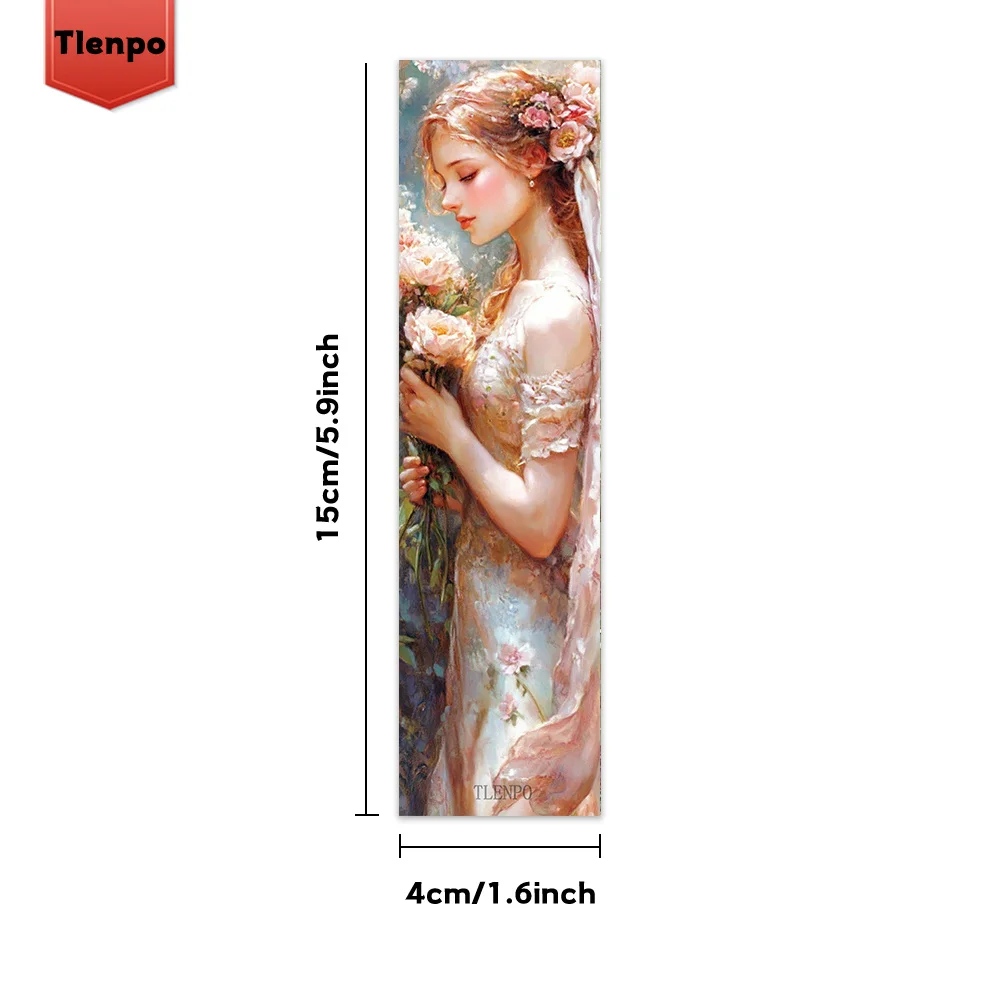32pcs,Elegant women's themed Bookmark,a book lover's loving gift for bookworms, friends,and teachers, DIY decorative page marker