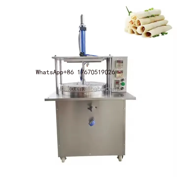 Commercial Stainless Steel Fully Automatic Pancake Pressing Machine Roll Pancake Machine Pancake Machine Spring Roll Wrapper