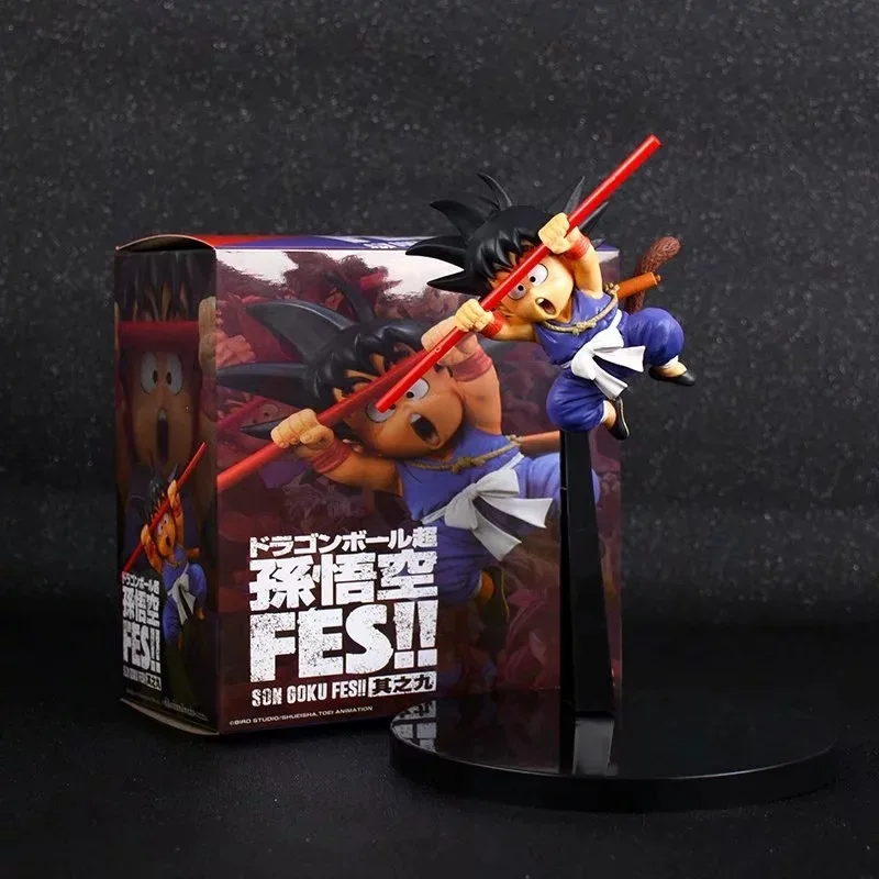 

Dragon Ball Z Figure Goku Childhood Anime PVC Figure DBZ. Vegeta Super Saiyan Fighting Doll GIft Collection Bandai Models Toy