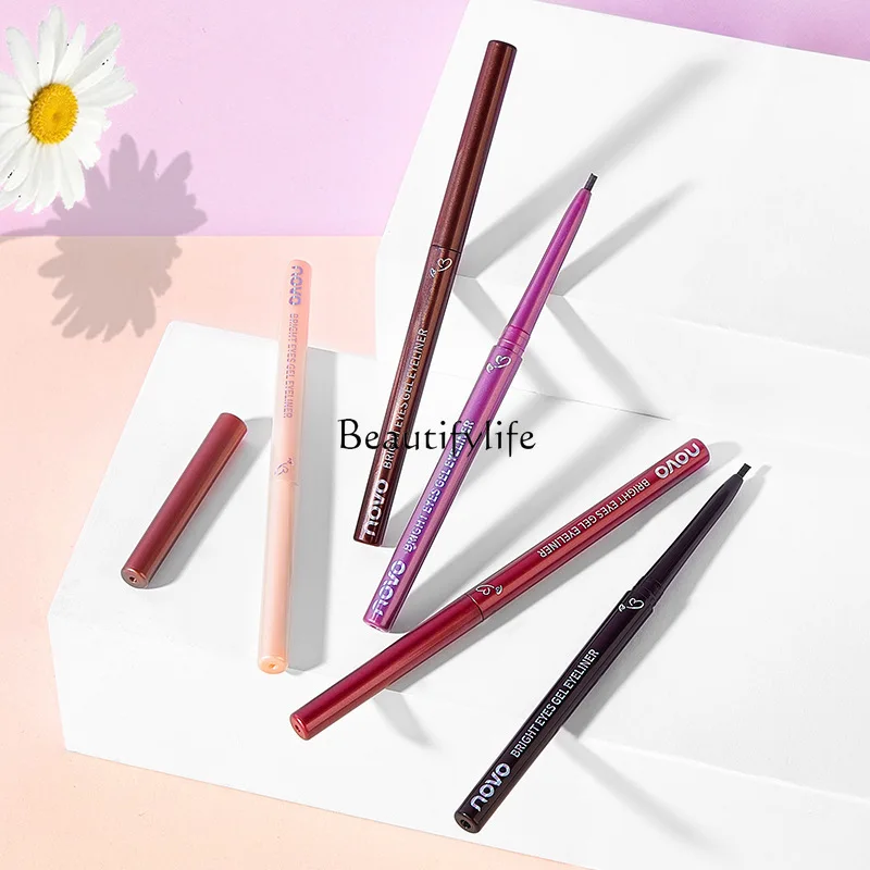 

Color eyeliner pen, ultra-fine, waterproof, sweat-proof and non-smudging, outline down to aegyo sal pen.