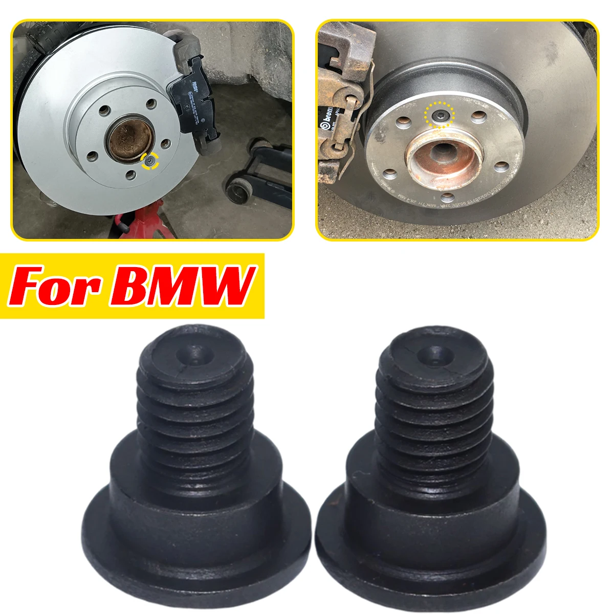 

Brake Disc Retaining Screws For BMW X4 X5 X6 Series G02 E53 E70 F15 F85 G05 E71 F16 F86 M8X14 Rotor Hex Mount Countersunk Bolt