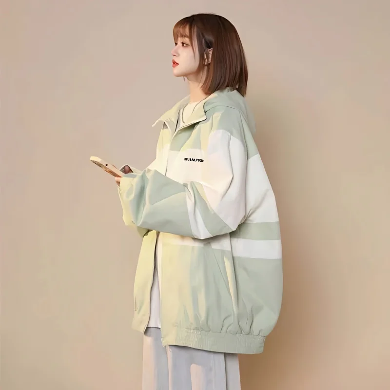 

Свободные куртки Пальто Женские Нежные альпинистские функциональные модные осенне-зимние полосатые на пуговицах средней длины Белые простые