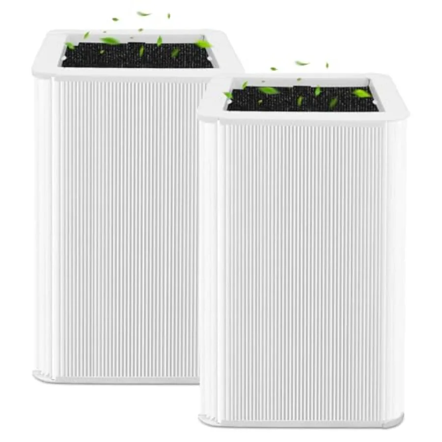 

121 Replacement Filter Compatible for Blueair Blue Pure 121 Smart Machine, 2 in 1 Filtration System, White Airborne Particle Du