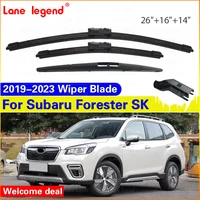 Juego de limpiaparabrisas delantero y trasero de 3 uds para Subaru Forester SK 2019 2020 2021 2022 2023 parabrisas 26 ""16"" 14 ""accesorios para coche