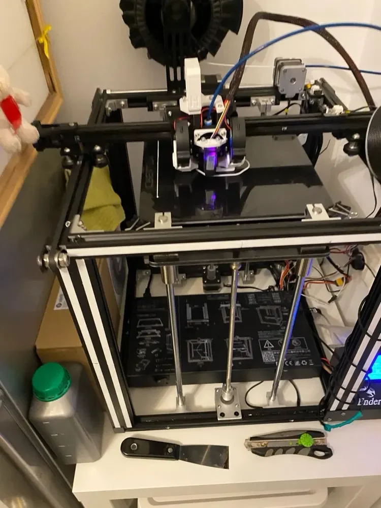 Funssor 1set Creality Ender 5/Ender5 Pro dual Z-as loodschroef upgrade kit dual motor Dual Z-as ondersteuning mod - afbeelding 2