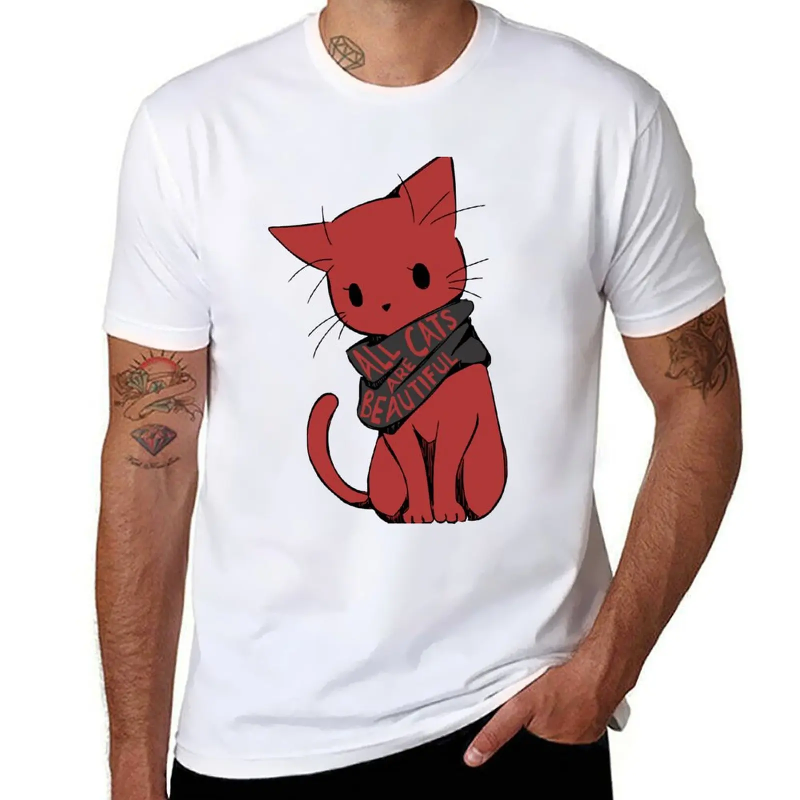 

All Cats Are Beautiful - Cute, ACAB, Meme, Punk T-Shirt t shirts with prints T-Shirt