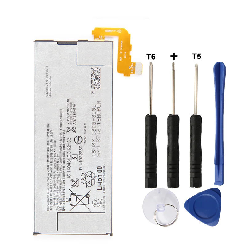 Replacement Battery LIP1642ERPC For SONY Xperia XZ Premium G8142 XZP G8142 G8141 Rechargeable Phone Battery 3230mAh