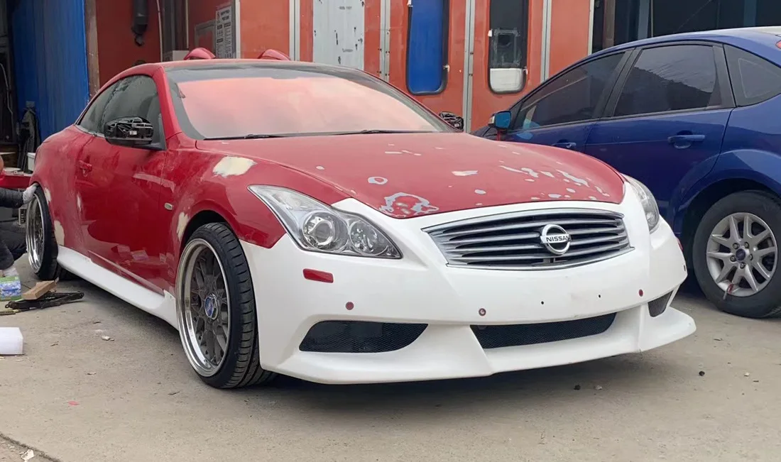 Suitable for Infiniti G37 Coupe modification IPL front bumper, side skirt, rear bar full set of large enclosures