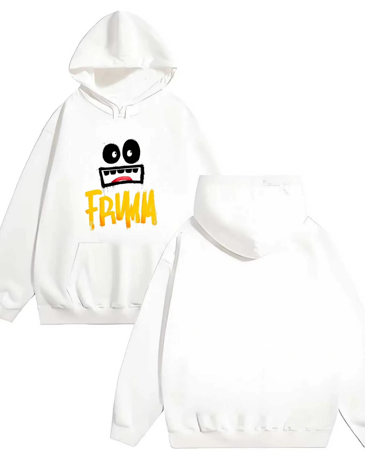 330G الثقيلة مقنعين البلوز أحدث 2025 مضحك الكرتون المطبوعة مقنعين البلوز للرجال والنساء بلوزة كاجوال