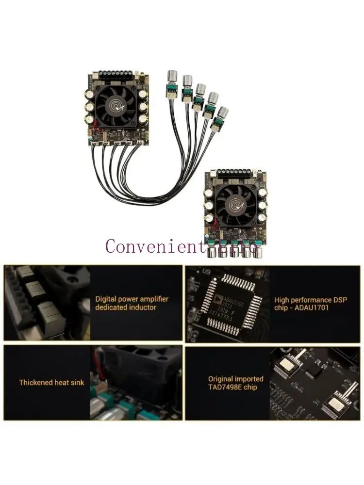 

Профессиональный модуль усилителя L1EE 160 Втx2 + 220 Вт TDA7498E + ADAU1701 2,1-канальная плата усилителя