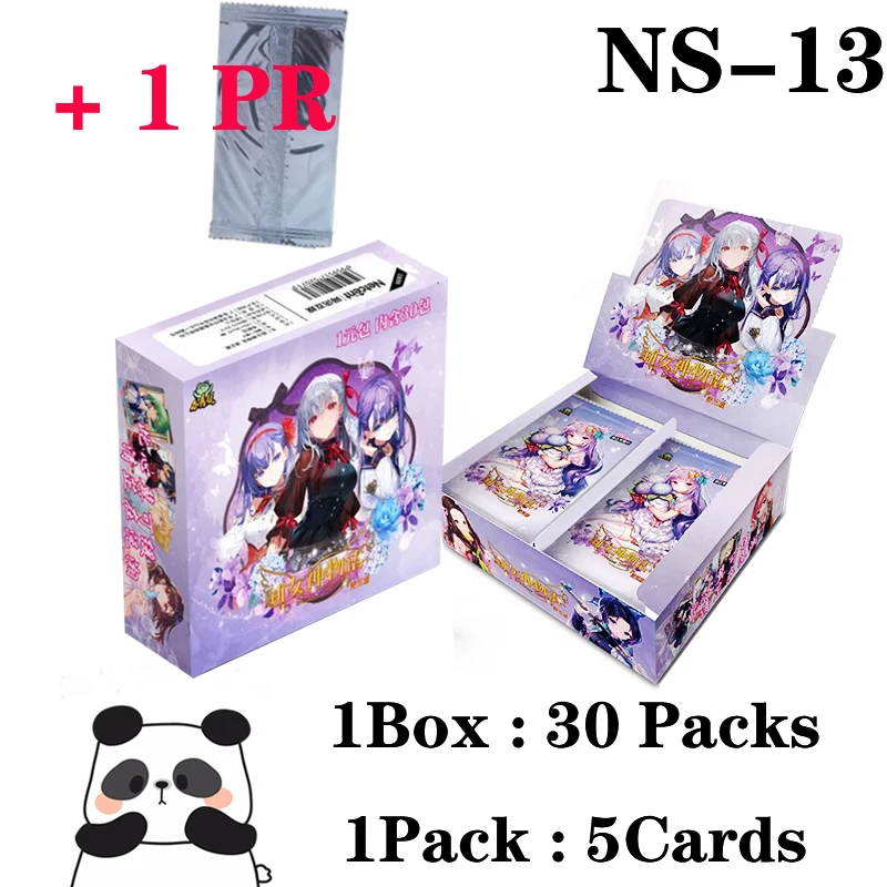 Nowa karta historii Bogini NS-13 Hobby Kolekcjonerskie karty do gry Doujin Girl Party Booster Box SSR SSP Rzadka karta Zabawka Urodziny Gifs