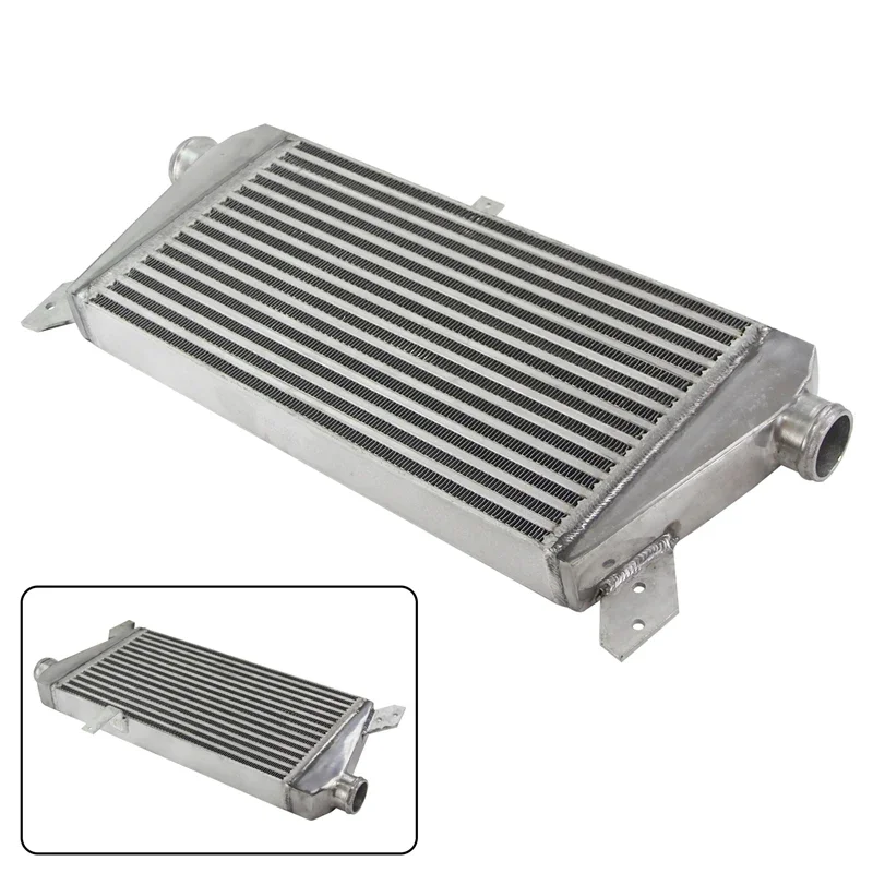 

Улучшенная панель и пластина Intercooler, Переднее Крепление турбо подходит для VW Passat Audi A4 B5 B6 1,8 T 98-06, алюминий, черный/серебристый