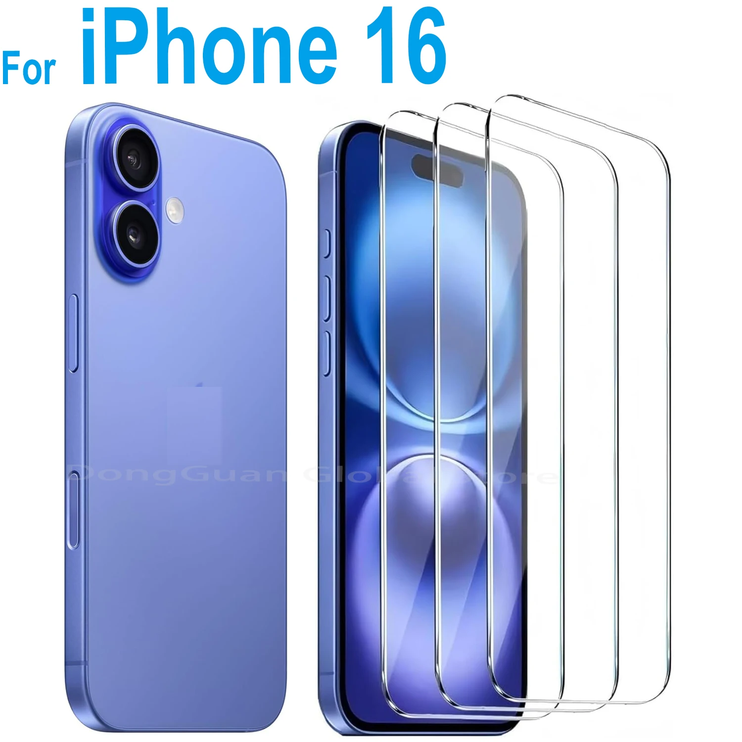 

Защитное стекло для iPhone 16 HD 6.1 дюйма с пропусканием света 91%
