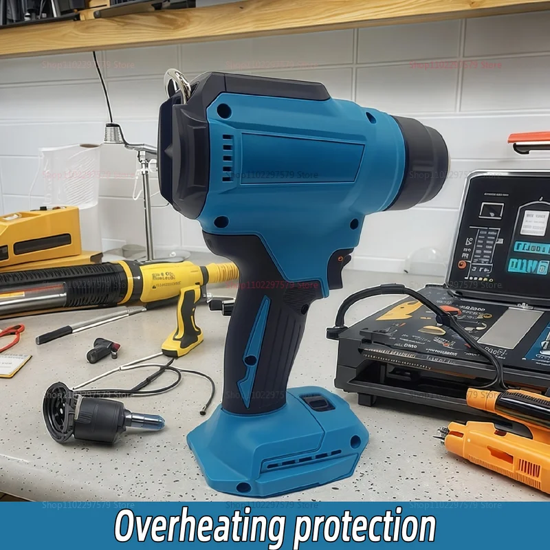 أداة تغليف الانكماش الحراري مسدس الهواء الساخن مجفف الهواء لحام منفاخ حراري مع شاشة LED لأداة مشاريع إصلاح الإلكترونيات