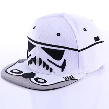 Star Wars Hat Darth Vader Clone Troopers Imperial Stormtrooper Unisex Cotton Baseball Hat Casual Sunshade Hat Flat Brimmed Hat