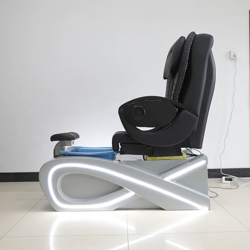 Factory Wholesale Electric Recliner Sofa Foot Basin Bowl Foot Spa Pedicure Chair No Plumbing Pipeless view 5