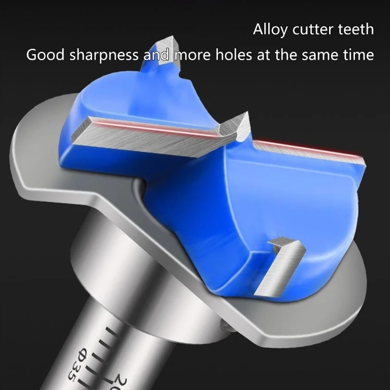Multifunctional 35mm Woodworking Hinge Hole Drilling Bit Steel Bit Hinge