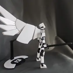 Big-winged angel Multi-Jointed Movable Robot 2.0 3D Printed Mannequin Toys Dummy 13 Action Figures Toys For Kids & Adults Gifts