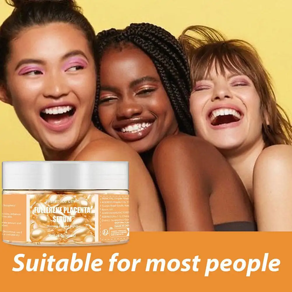 

Collagen Placenta Face Care Capsules Serum Spot Acne Wrinkle Remover Firming Whitening Hyaluronic Acid Essence Korean Skin Care