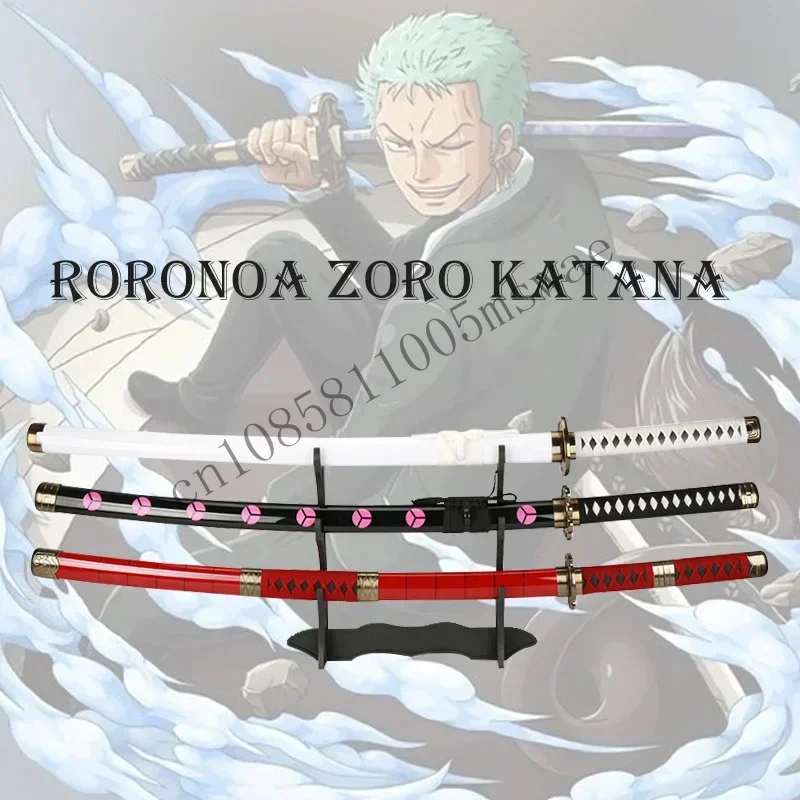 

Roronoa Zoro Katana Anime 104Cm / 41In Cosplay Toy Sword Halloween Gift Dressing Props Enma Purple Wado Ichimonji CMMN11